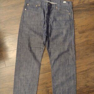 Levi Strauss 501 white oak cone denim mens 38x30 jeans